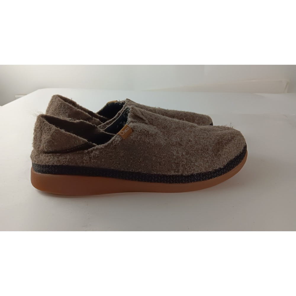 Chaco Revel Brown Felted Wool Slip On Clog Shoes Womens 10 JCH108904
